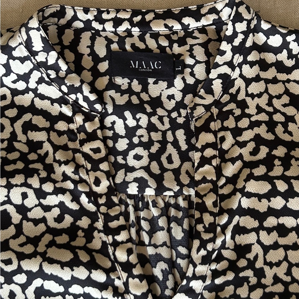 MAAC London Animal Print Blouse
